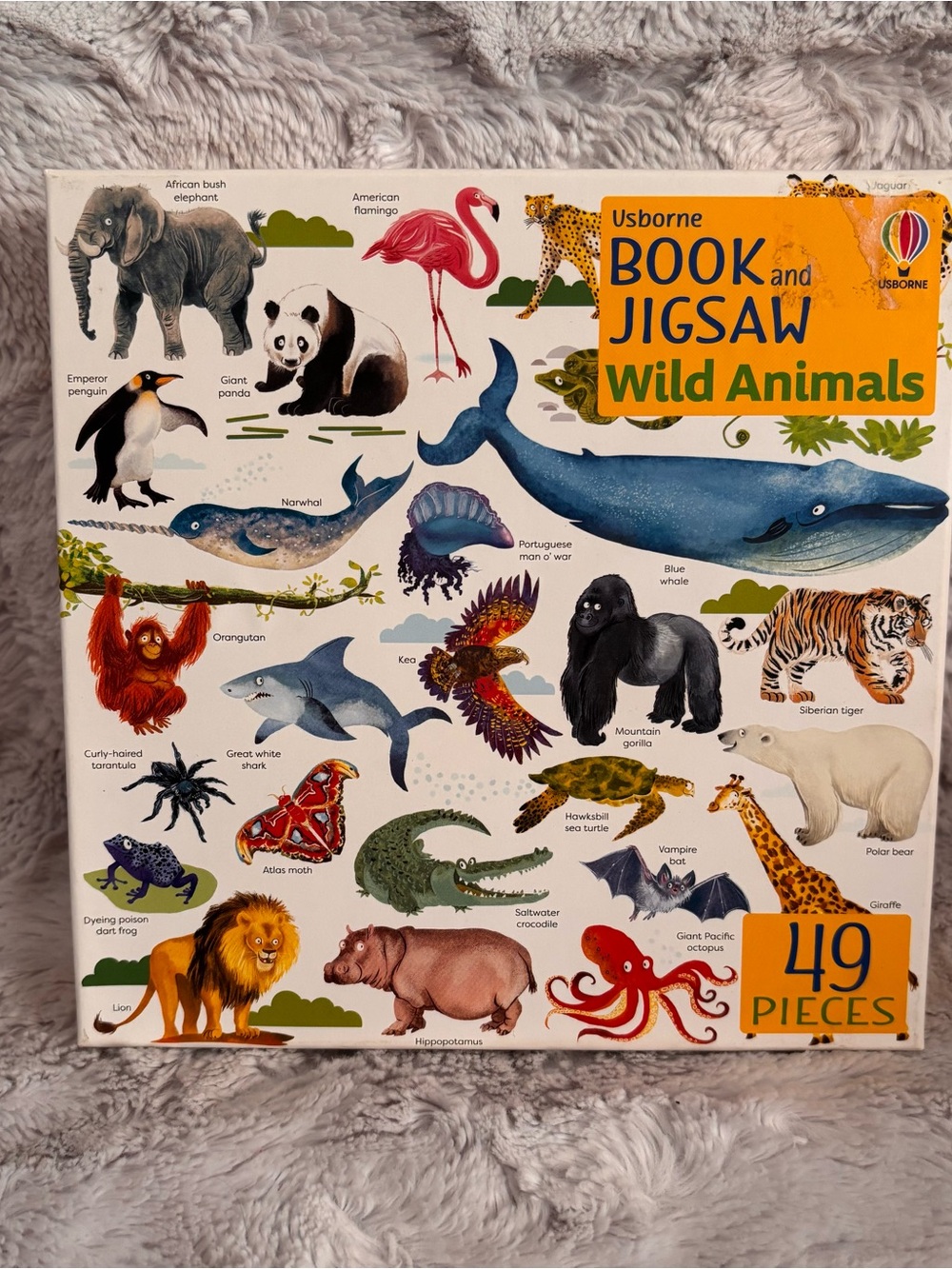 Usborne 49 Piece Puzzle & Book *NEW*